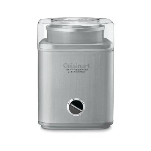Cuisinart ICE-30BC Pure Indulgence 2-QUART Frozen Yogurt, Sorbet & Ice Cream Maker in Brushed Stainless