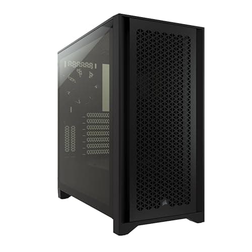 Corsair 4000D Airflow Tempered Glass Mid-tower Atx Pc Case with Two 120MM Airguide Fans Black